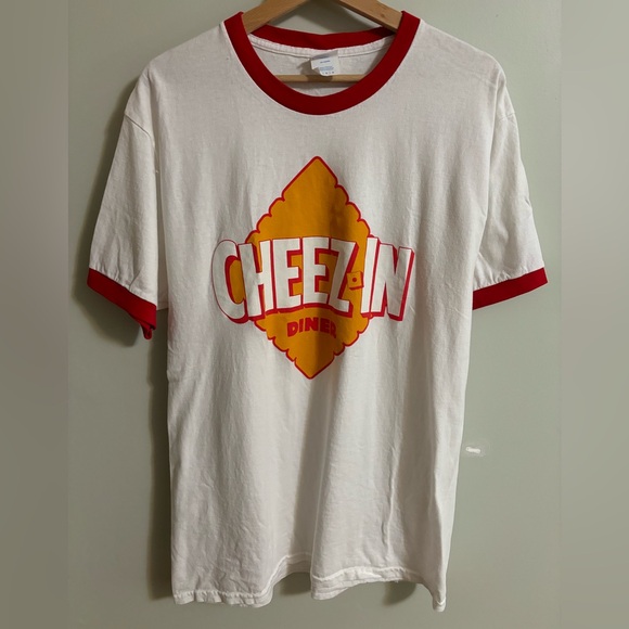 Cheez-in Diner Shirt Large Ultra Rare Limited Viral Pop-Up Never Worn - Picture 1 of 4